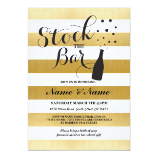stock the bar party invitations