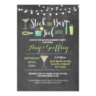 Stock The Bar Invitations Zazzle