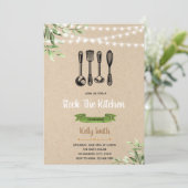 Stock the kitchen bridal shower invitation (Standing Front)