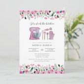 Stock The Kitchen Bridal Shower Invitation (Standing Front)