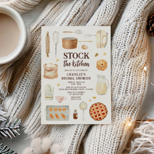 Stock the Kitchen Bridal Shower Invitation