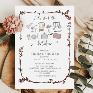 Stock the Kitchen Bridal Shower Invitation