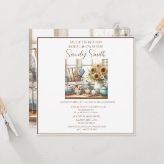 Stock The Kitchen Bridal Shower 