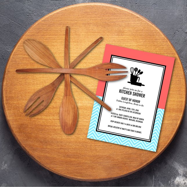 Stock the Kitchen Bridal Shower Invitations (Creator Uploaded)