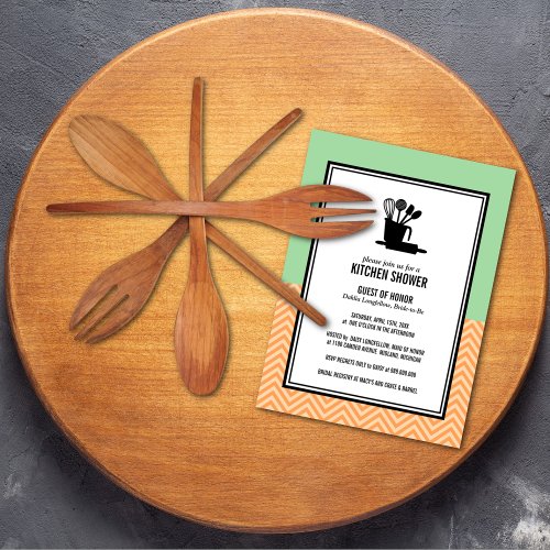 Stock the Kitchen Bridal Shower Invitations