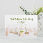 Stock the Kitchen Bridal Shower Invitations (Standing Front)