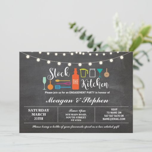 Stock The Kitchen Engagement Party Couples Shower Invitation R9a9ce9fc97d74af38ee6ac29a96c12ea Tcvqx 510 