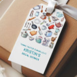 Stock the Kitchen Modern Bridal Shower  Gift Tags<br><div class="desc">Stock the kitchen modern bridal shower favor gift tags.</div>