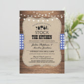 Stock The Kitchen Party Engagement Shower Invite (Standing Front)