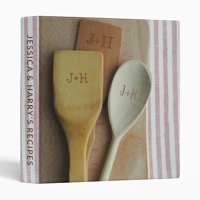 Stock The Kitchen Recipe 3 Ring Binder (Front/Spine)