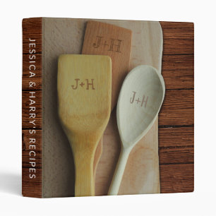 Stock The Kitchen Rustic Wood Recipe 3 Ring Binder
