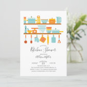 Stock The Kitchen Shower Invitations (Standing Front)