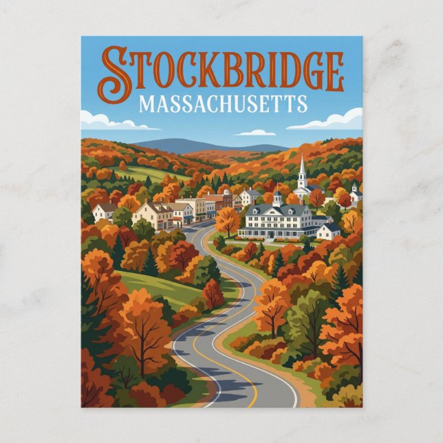 Stockbridge USA Postcard (Front)