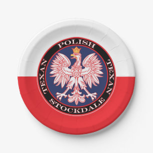 Stockdale Round Polish Texan Paper Plates