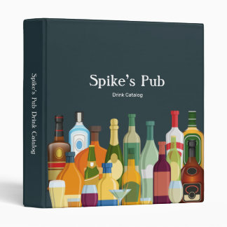 Stocked Bar 3 Ring Binder
