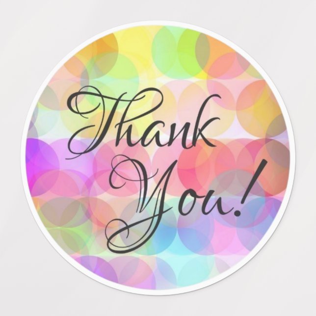 STOCKERS THANK YOU  LABELS (Design 3)