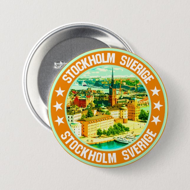 Stockholm                                          button (Front & Back)