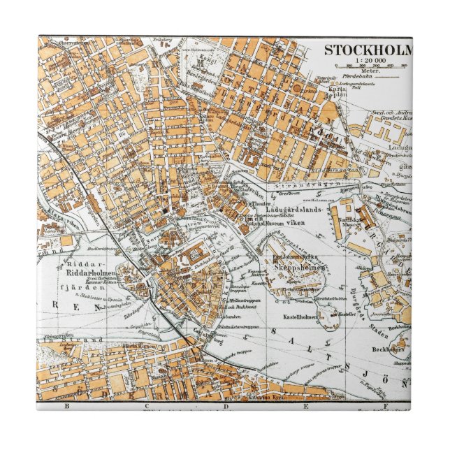 Stockholm Ceramic Tile (Front)