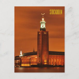 Stockholm City Hall, Sweden Postcard