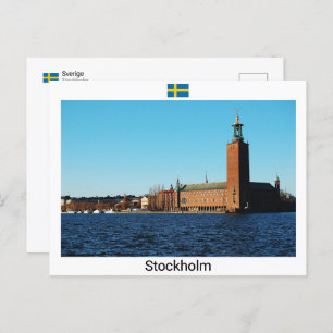 Stockholm City Hall - Sweden Postcard