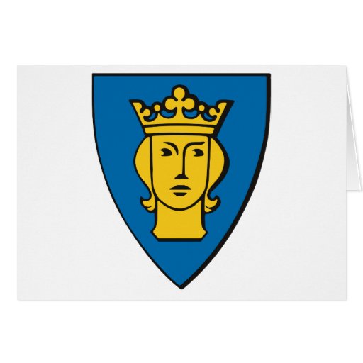 Stockholm Coat of Arms Greeting Card | Zazzle