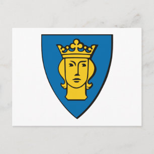 Stockholm Coat of Arms Postcard