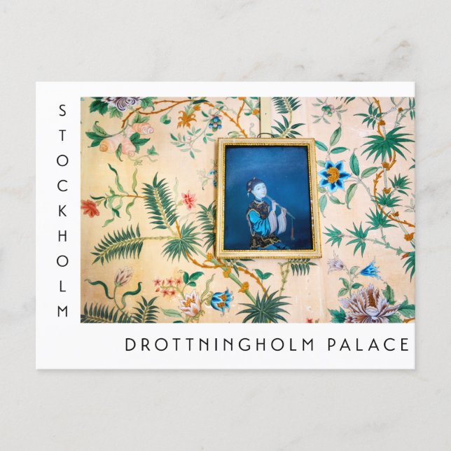 Stockholm, Drottningholm Palace, Postcard (Front)