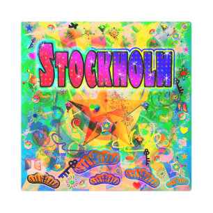 Stockholm Epoch Hour Metal Wall Art