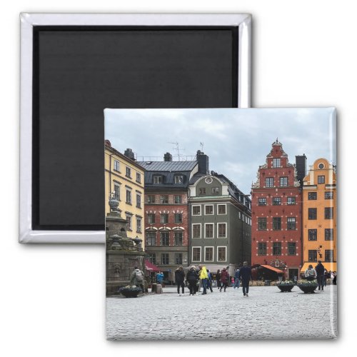 Stockholm Old Town Gamla stan Sweden Photo Magnet