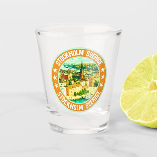 Stockholm                                          shot glass