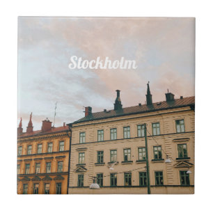 Stockholm Södermalm Cityscape Ceramic Tile