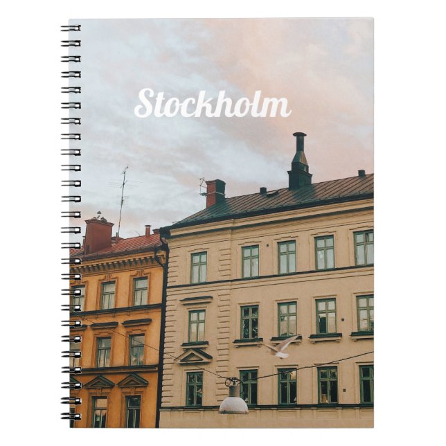 Stockholm Södermalm Cityscape Notebook (Front)