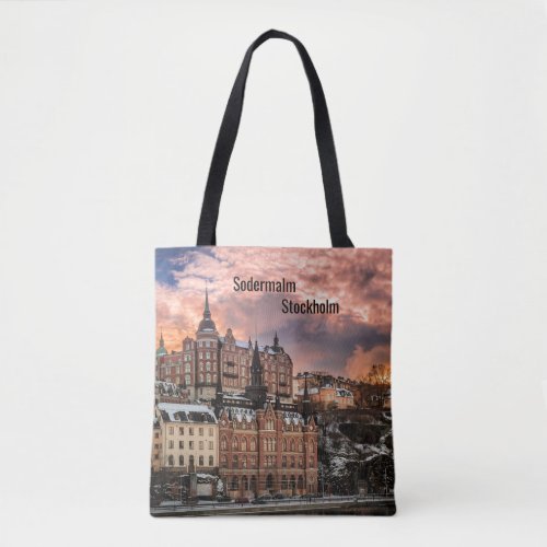 Stockholm Sodermalm Island Tote Bag