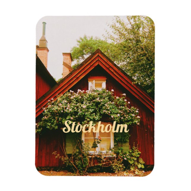 Stockholm, Södermalm, Sweden Magnet (Vertical)