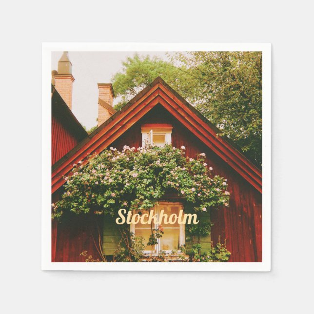 Stockholm, Södermalm, Sweden Napkins (Front)