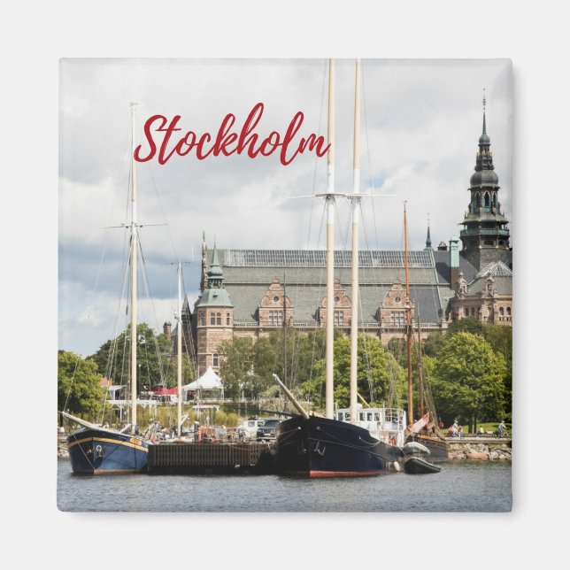 Stockholm Souvenir Magnet (Front)