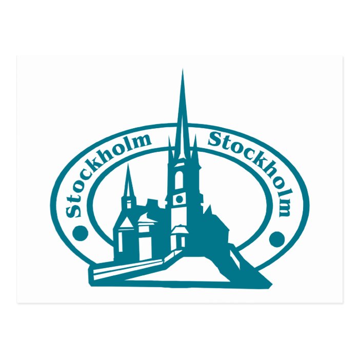 Stockholm Stamp Post Card