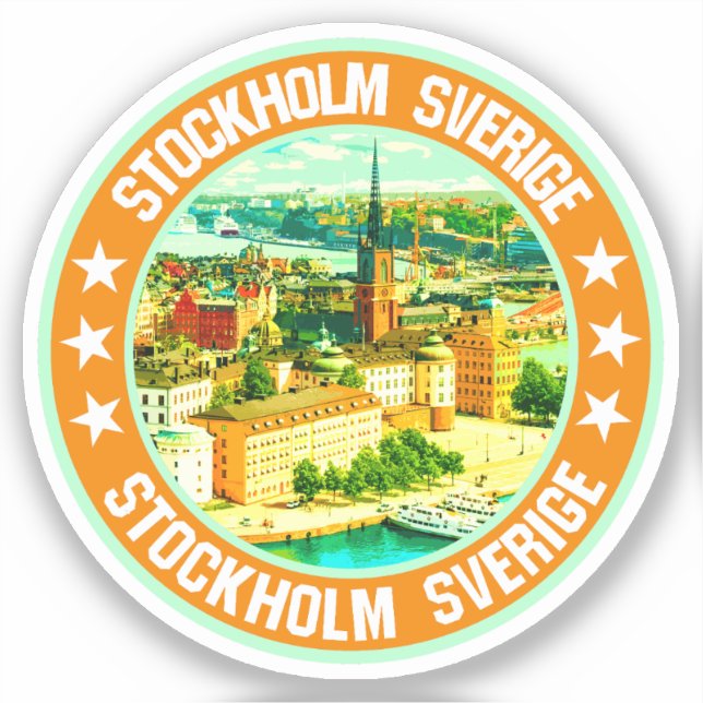 Stockholm                                          sticker (Front)