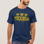 Stockholm Sverige T-shirt at Zazzle