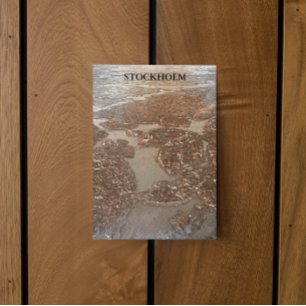 Stockholm Sweden City View Sky Postcard