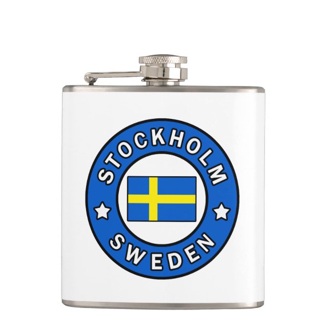 Stockholm Sweden Flask (Front)