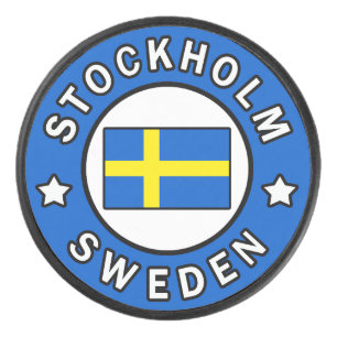 Stockholm Sweden Hockey Puck