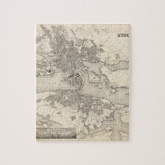 Stockholm, Sweden Jigsaw Puzzle (Vertical)