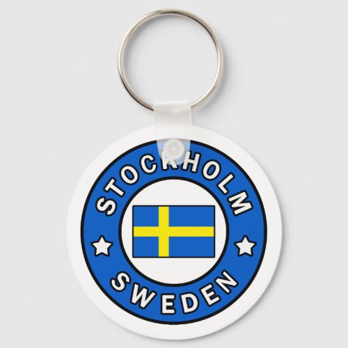 Stockholm Sweden Keychain