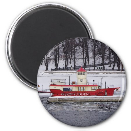 Stockholm Sweden Lightship Biskopsudden Magnet