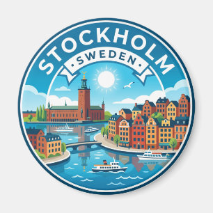 Stockholm Sweden Magnet