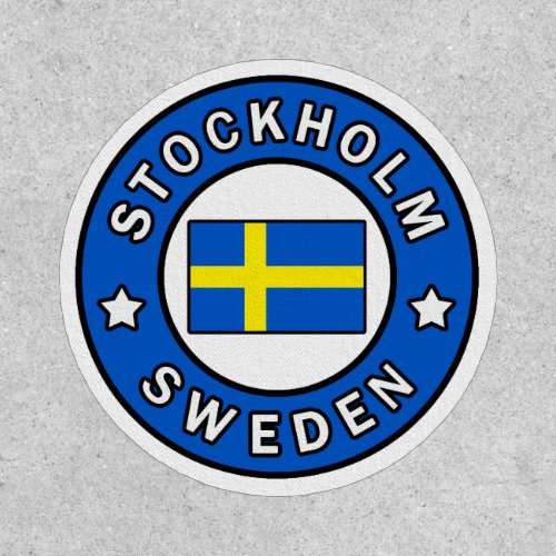 Stockholm Sweden Patch