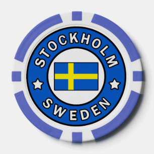 Stockholm Sweden Poker Chips