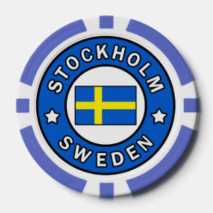 Stockholm Sweden Poker Chips