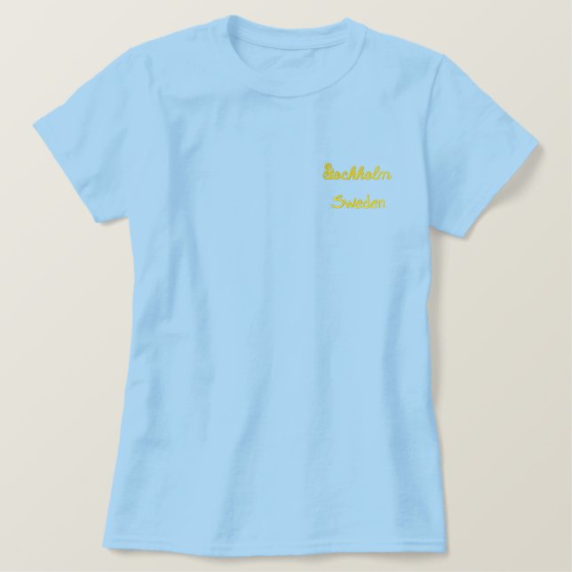 Stockholm Sweden Polo Shirt (Design Front)